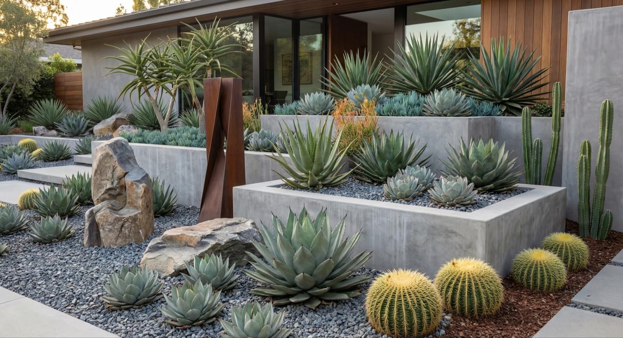 Keturah Al Ain — succulents architectural render